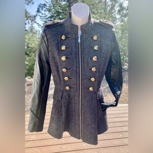 BCBG Black and Gold Coat Jacket